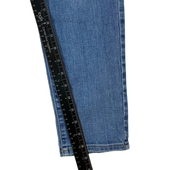 Lauren Ralph Lauren Women's Size 10 Blue Jeans Mid Rise Straight Leg Tapered - Picture 14 of 15